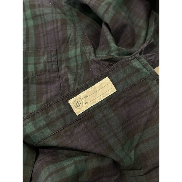 NWT J.CREW Blue Green Plaid Button Down Secret Wash Poplin Shirt Mens Sz S $90 - Picture 9 of 10